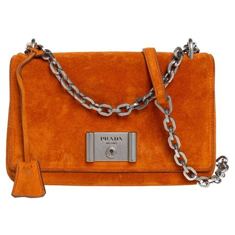 prada suede tessuto chain bag|prada handbags.